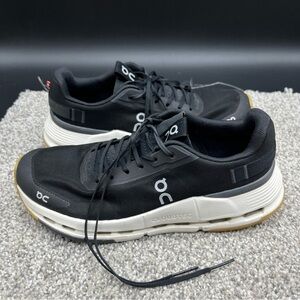 On Cloudnova Form 2 Running Shoes Black Ivory Women's US 7.5 Comfort Sneakers